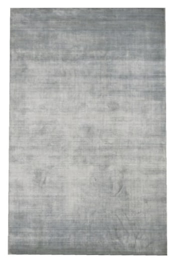6X9 Light-Green Silk Modern Handmade Rug: Handmade silk pile on a cotton foundation. Dimensions: 5'9" x 8'9" Origin: India Field Color: Light-Green SKU: 80.192-03.24.21-6X9-37-AL064