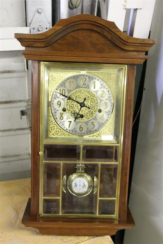 107 RARE Ansonia 647 Leaded Glass Wall Clock Sep 29, 2012 Stover