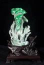 A Fine Natural Jadeite Carving