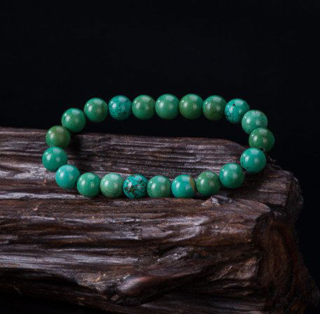 Fine Old Chinese Turquoise Bead Bracelet (1 of 5)