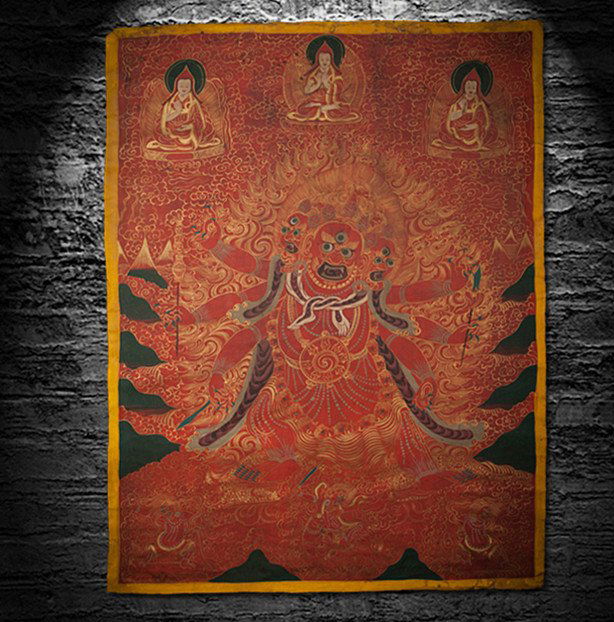 Fine Old Tibetan Thangka Painting (1 of 10)