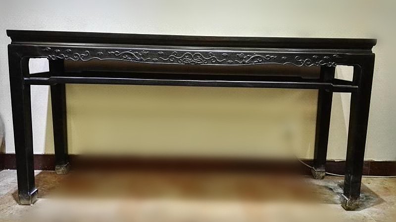 Fine Antique Chinese Zitan Wood Carved Console Table (1 of 10)