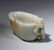 Rare Antique Chinese White Jade Carved Dragon Cup - 3