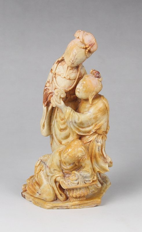 Chinese Early Qing  Dynasty Soapstone Carving (1 of 5)