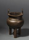 Fine Old Chinese Bronze Silver Inlaid Censer