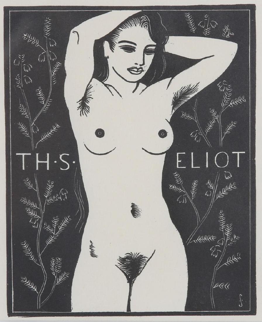 Bookplates.- Bookplates of Anita Loos and T.S. Eliot, (1 of 1)