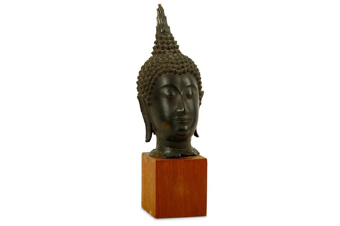 A Thai bronze head of Buddha (1 of 1)