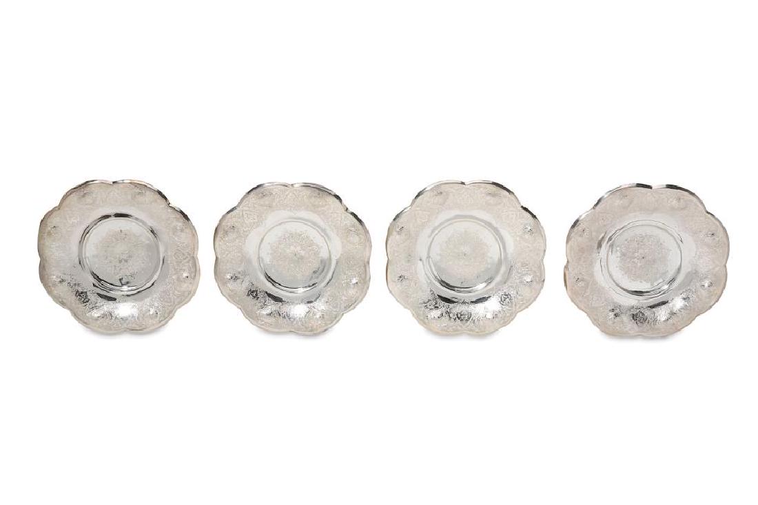 FOUR SERVING SWEETMEAT DISHES Iran, 20th century Of (1 of 7)