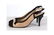 Chanel Python Two-Tone Heels, beige and silver python - 4