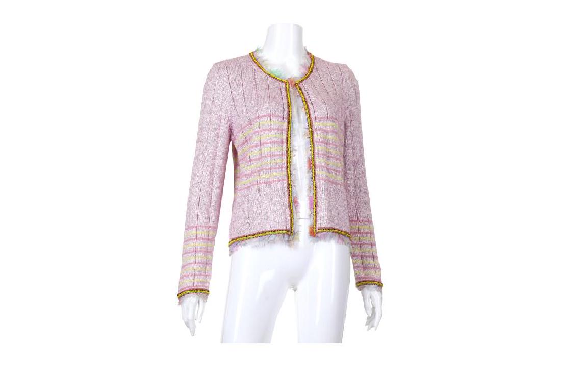 Chanel Pink Knit Jacket, 2004 Cruise Collection, cotton (1 of 7)