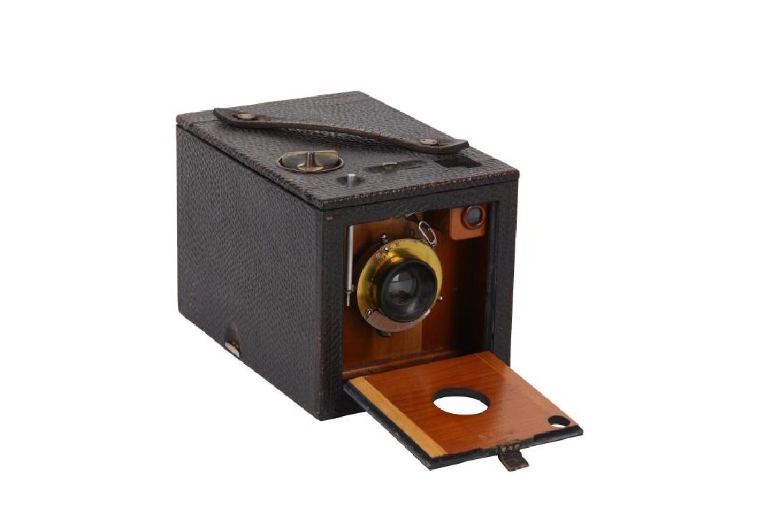 A Kodak No.2 Bullseye Special Rollfilm Camera: A Kodak No.2 Bullseye Special Rollfilm Camera Serial No: 8404 Body: VG Shutter: working Lens: Bausch & Lomb Rapid Rectilinear Optics: G/VG Notes: 1898 model