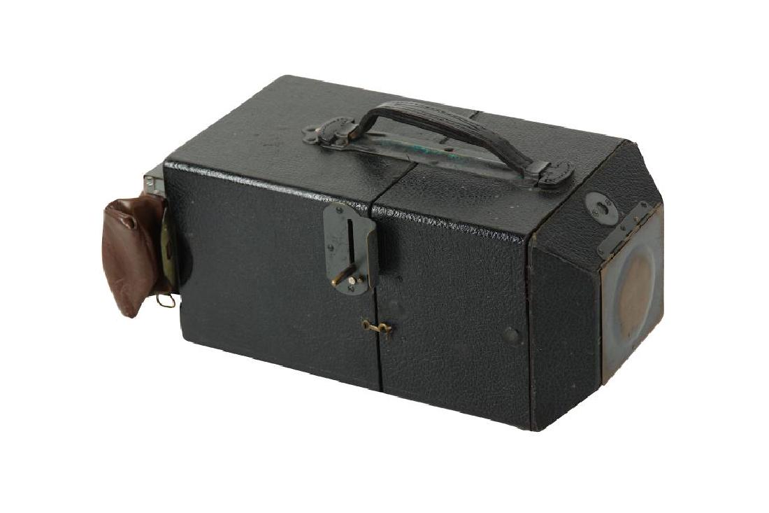 A Graflex Fingerprint Camera: A Graflex Fingerprint Camera Date: 1918-1952 Body: G Shutter: working Lens: Kodak 72mm f/6.3 Anastigmat Optics: G, internal dust Notes: 2¼x3¼ plates. Made for 1:1 copies of finger prints. Four