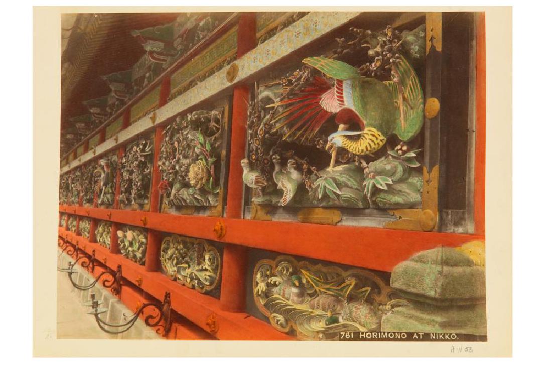 Japanese Hand Coloured Albumen Photographs: Japanese Hand Coloured Albumen Photographs A selection of Meiji period loose Japanese hand coloured albumen prints (11), some examples mounted on period or contemporary papers, some examples titled or