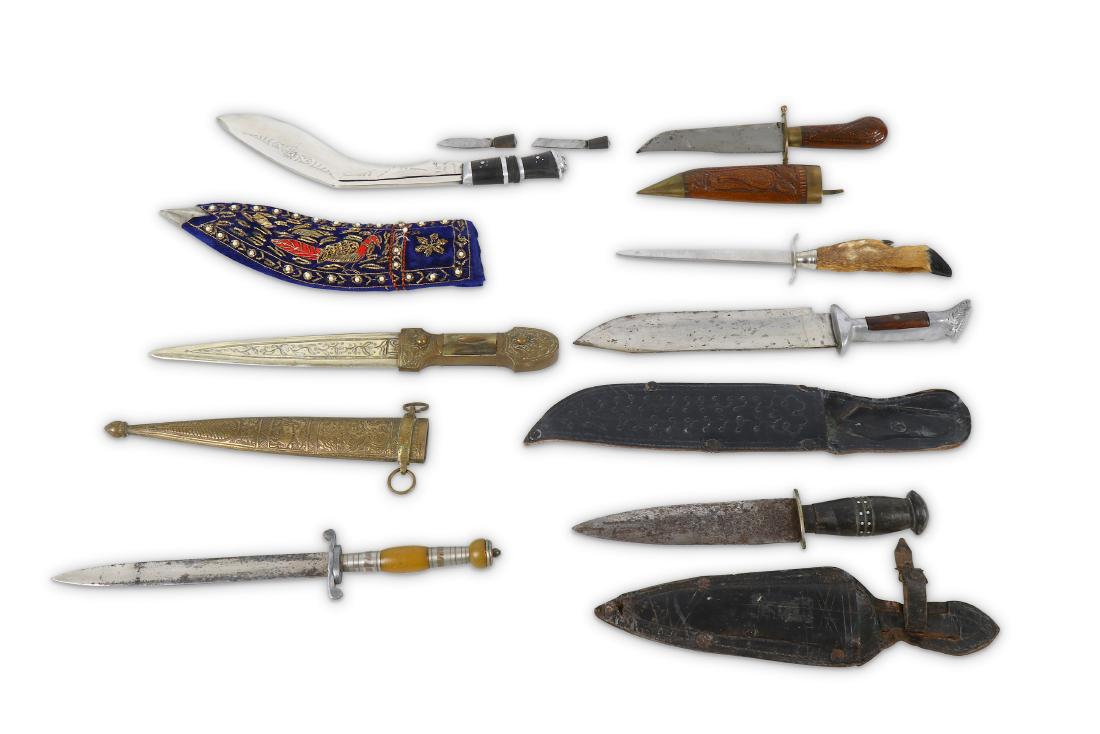 SEVEN ETHNIC KNIVES AND DAGGERS (1 of 1)