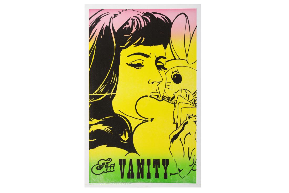 Faile (Collective), 'Bunny Girl Vanity': Faile (Collective) 'Bunny Girl Vanity' 2003 Screenprint on card Signed and dedicated to verso 70 x 50 cm ARR
