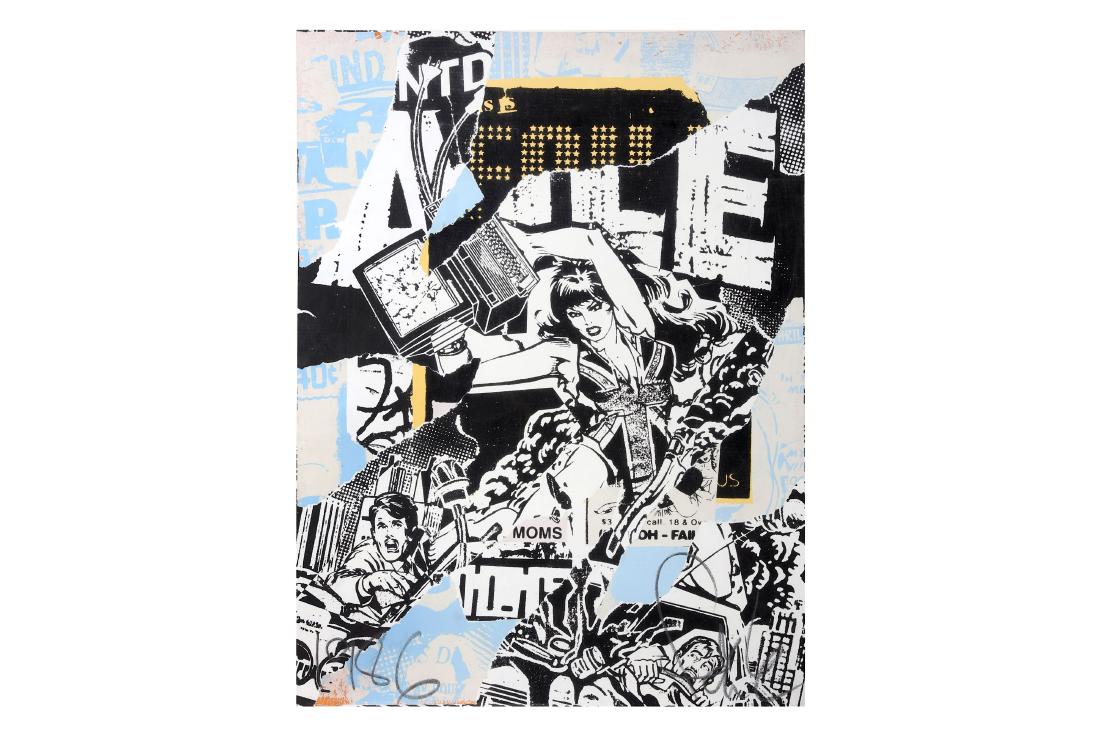 Faile (Collective), 'Countdown To Yellow Pages': Faile (Collective) 'Countdown To Yellow Pages' Edition 1/1 Hand finished screenprint ARR