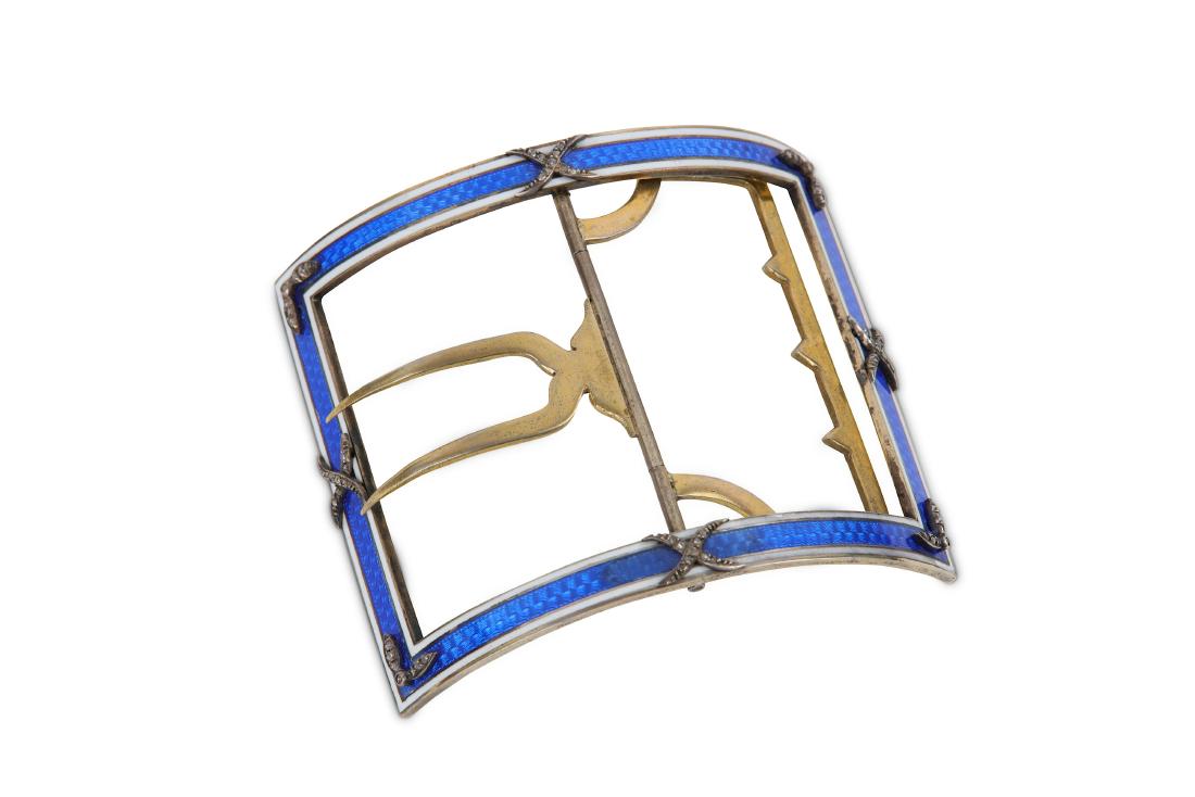 A late 19th century French 800 standard silver gilt and (1 of 2)