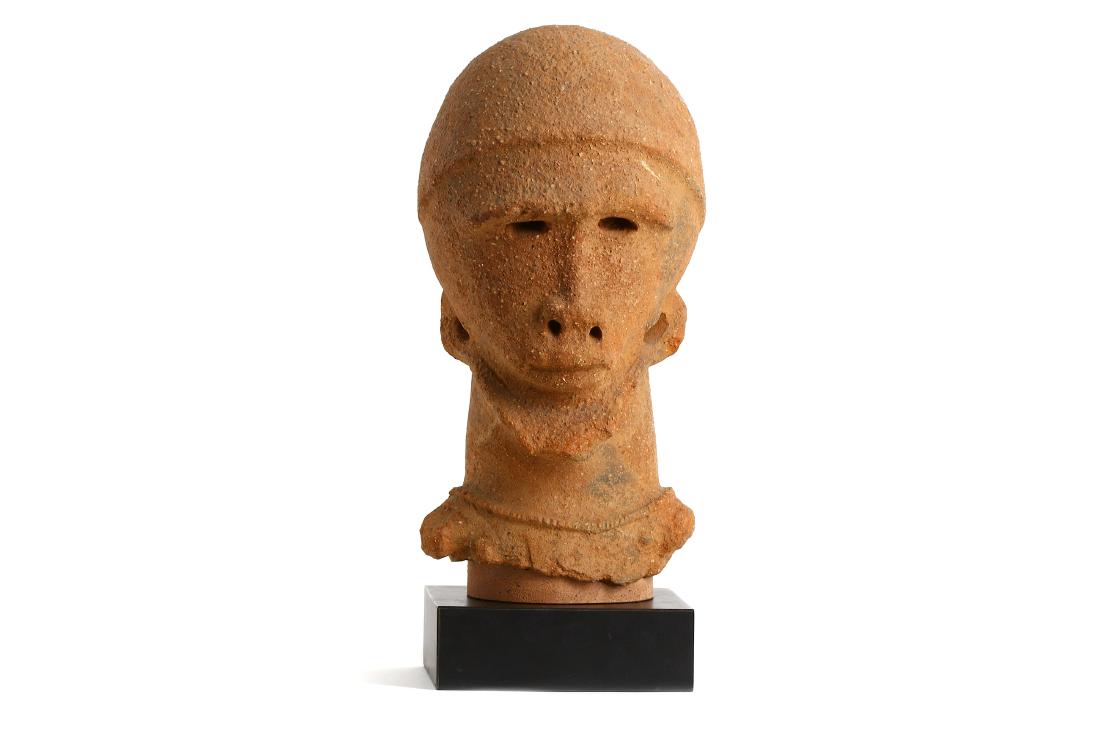A TERRACOTTA SOKOTO HEAD, NIGERIA (1 of 6)
