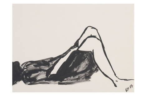 Rachel Howard, (British) 'Untitled': Rachel Howard (British) 'Untitled' Acrylic on paper 2007 Signed and dated by the artist 30 x 37cm incl. frame