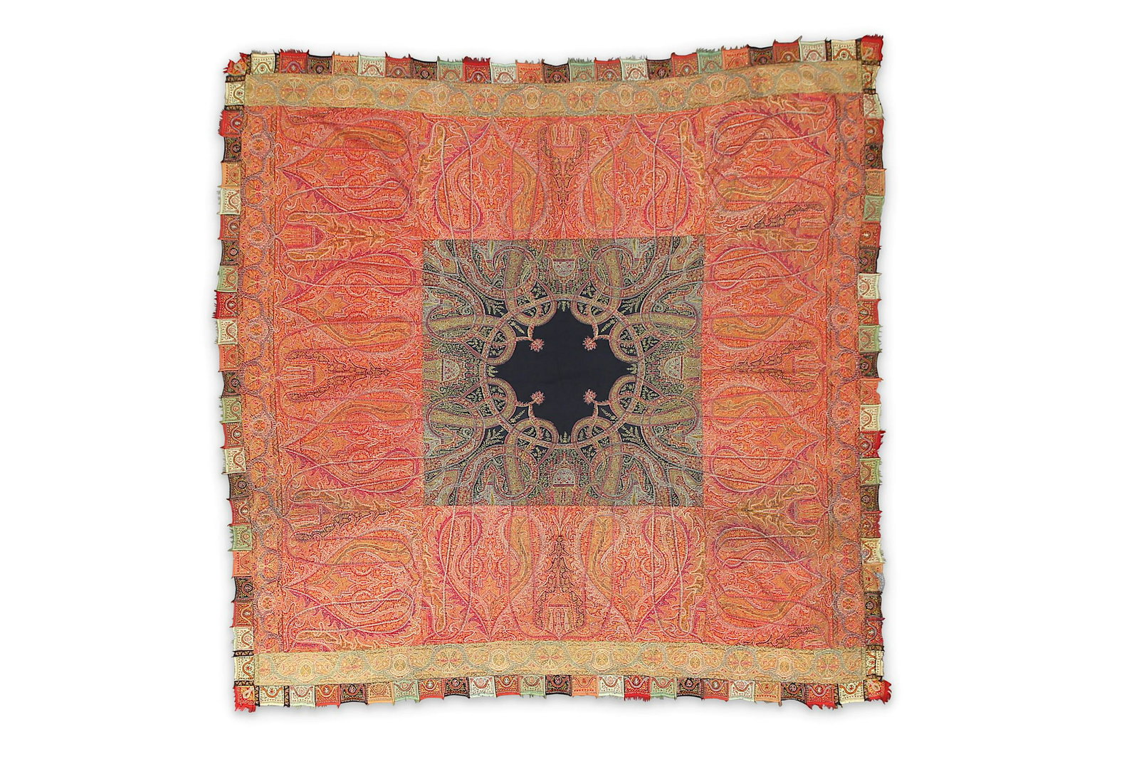 A SQUARE KASHMIRI SHAWL (1 of 7)