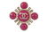 Chanel Pink Enamel Brooch