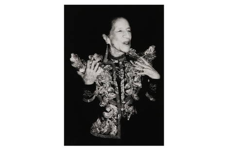 Roxanne Lowit (b. ca. 1955): Roxanne Lowit (b. ca. 1955) DIANA VREELAND (1903 – 1989), French-American columnist and editor, fashion icon, New York City, 1980, printed in 1990. Silver gelatin print, image size, 503mm x 456m