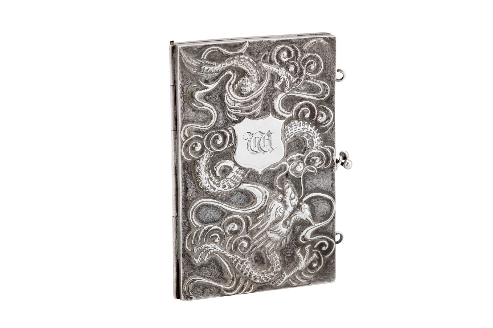 A late 19th century Chinese export silver cigarette (1 of 2)