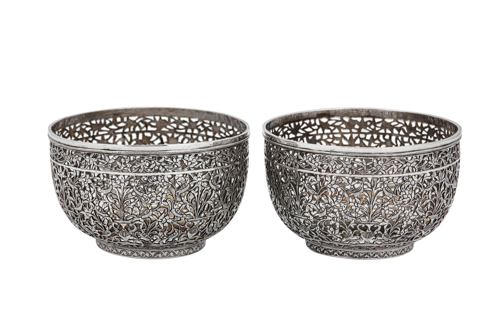 A pair of early 20th century Iranian (Persian) silver (1 of 2)