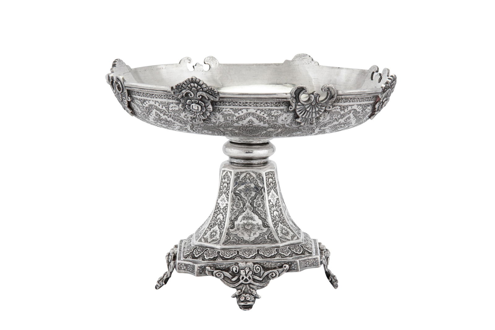 A mid-20th century Iranian (Persian) silver revolving (1 of 2)