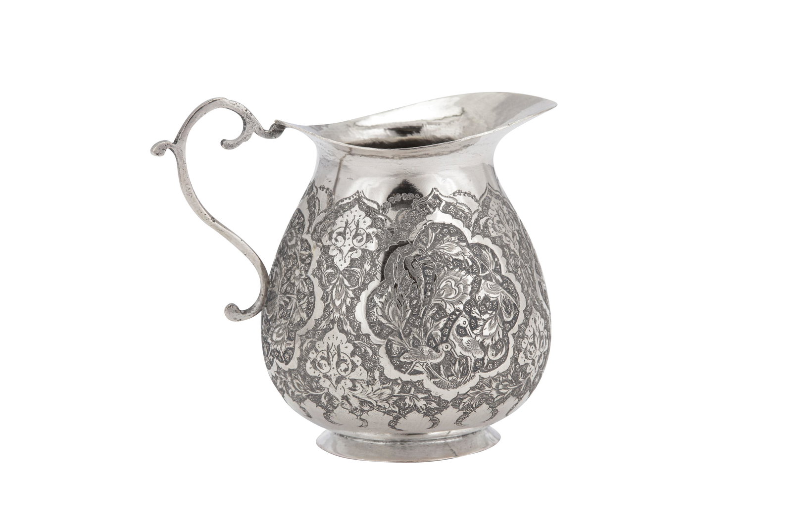 A mid-20th century Iranian (Persian) silver milk jug, (1 of 2)