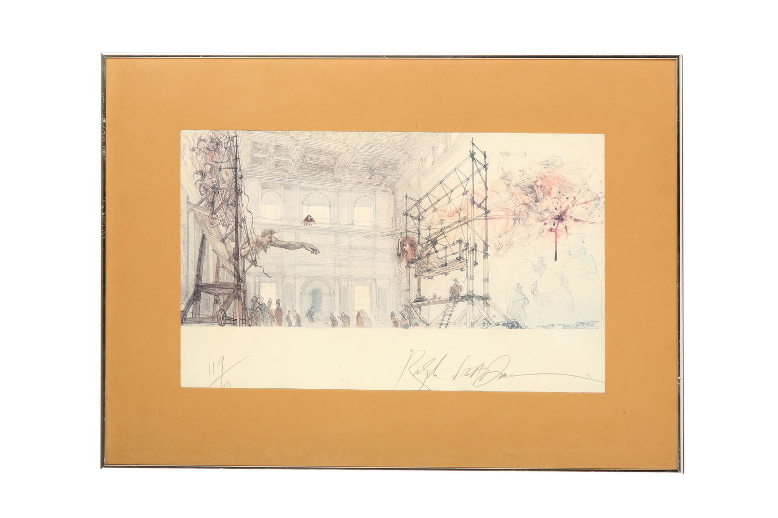 Steadman (Ralph) Michelangelo and Leonardo (1 of 1)