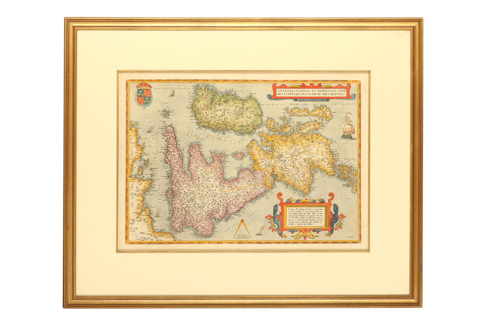 Ortelius (Abraham), Angliae, Scotiae et Hiberniae, Sive (1 of 1)