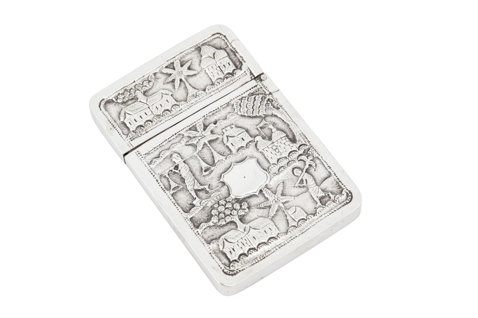 A late 19th century Anglo â€“ Indian unmarked silver (1 of 3)