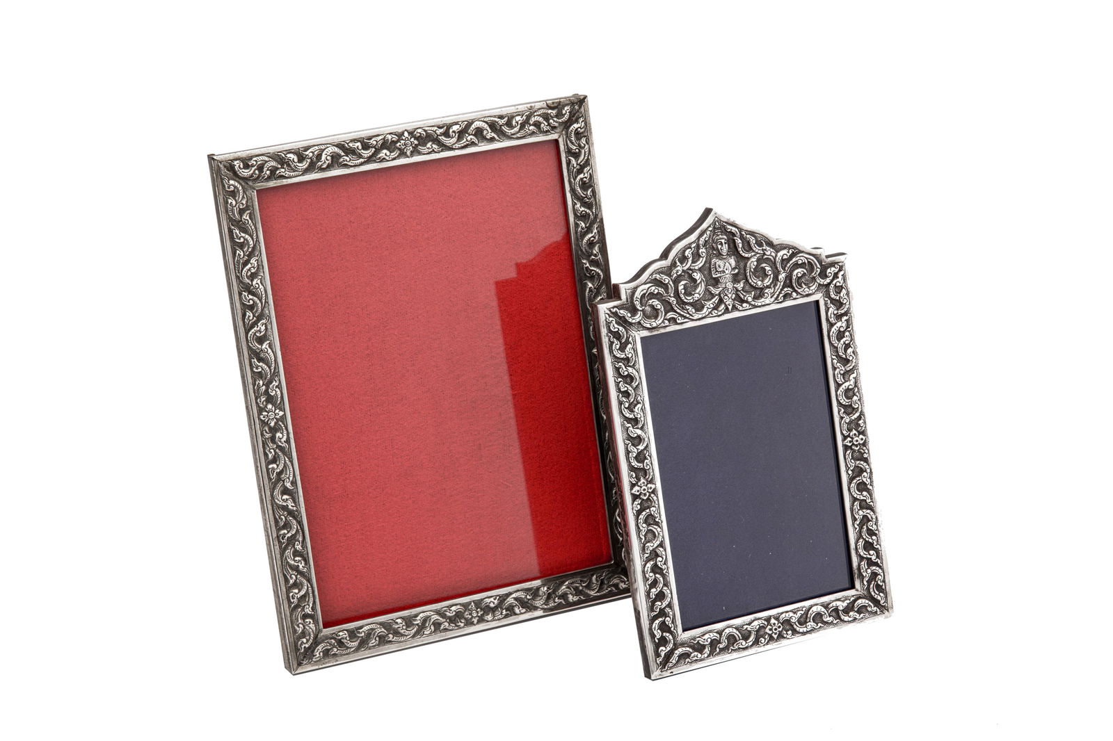 Two late 20th century Thai silver photograph frames, (1 of 3)