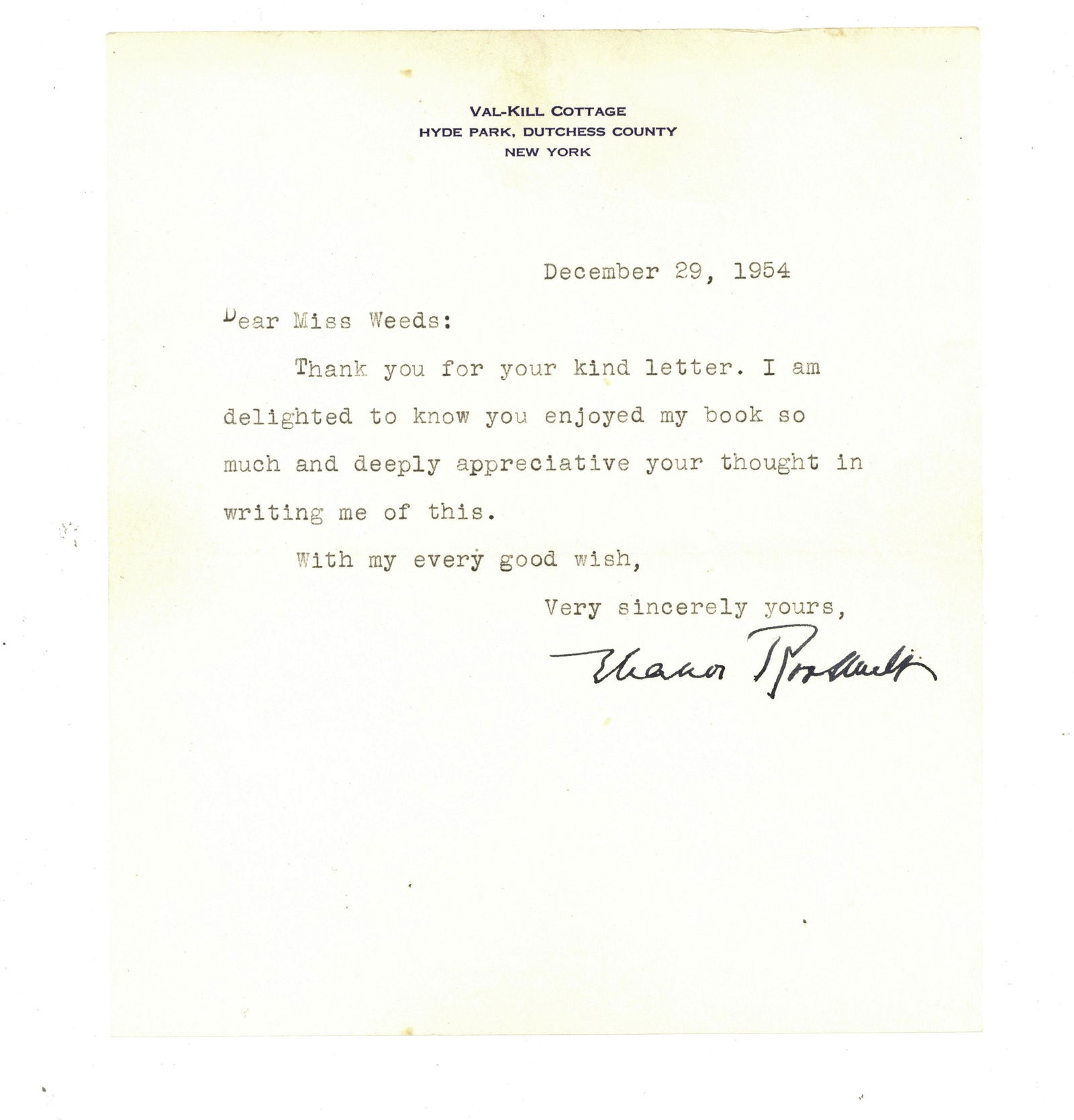 Roosevelt (Eleanor) (1 of 1)