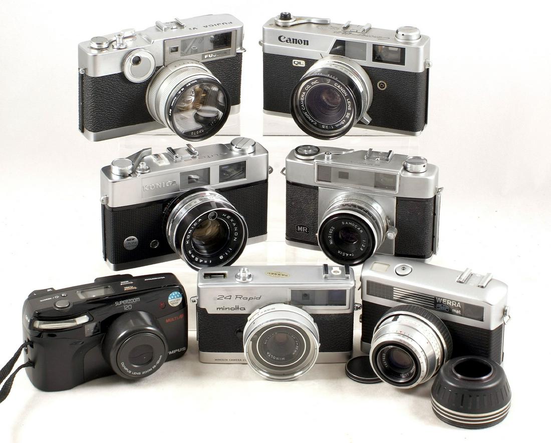 Group of 35mm Coupled Rangefinder & Other Cameras. (1 of 2)