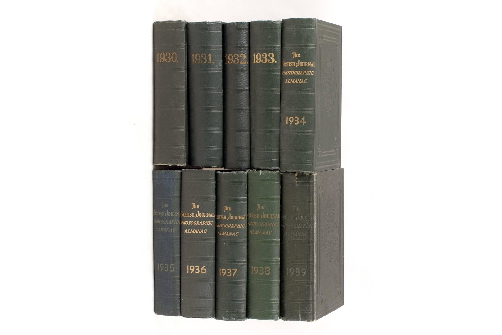 British Journal Photographic Almanacs,1930-1939: British Journal Photographic Almanacs,1930-1939 SELECTION OF BRITISH JOURNAL PHOTOGRAPHIC ALMANACS,1930-1939 (10), all complete with advertisments
