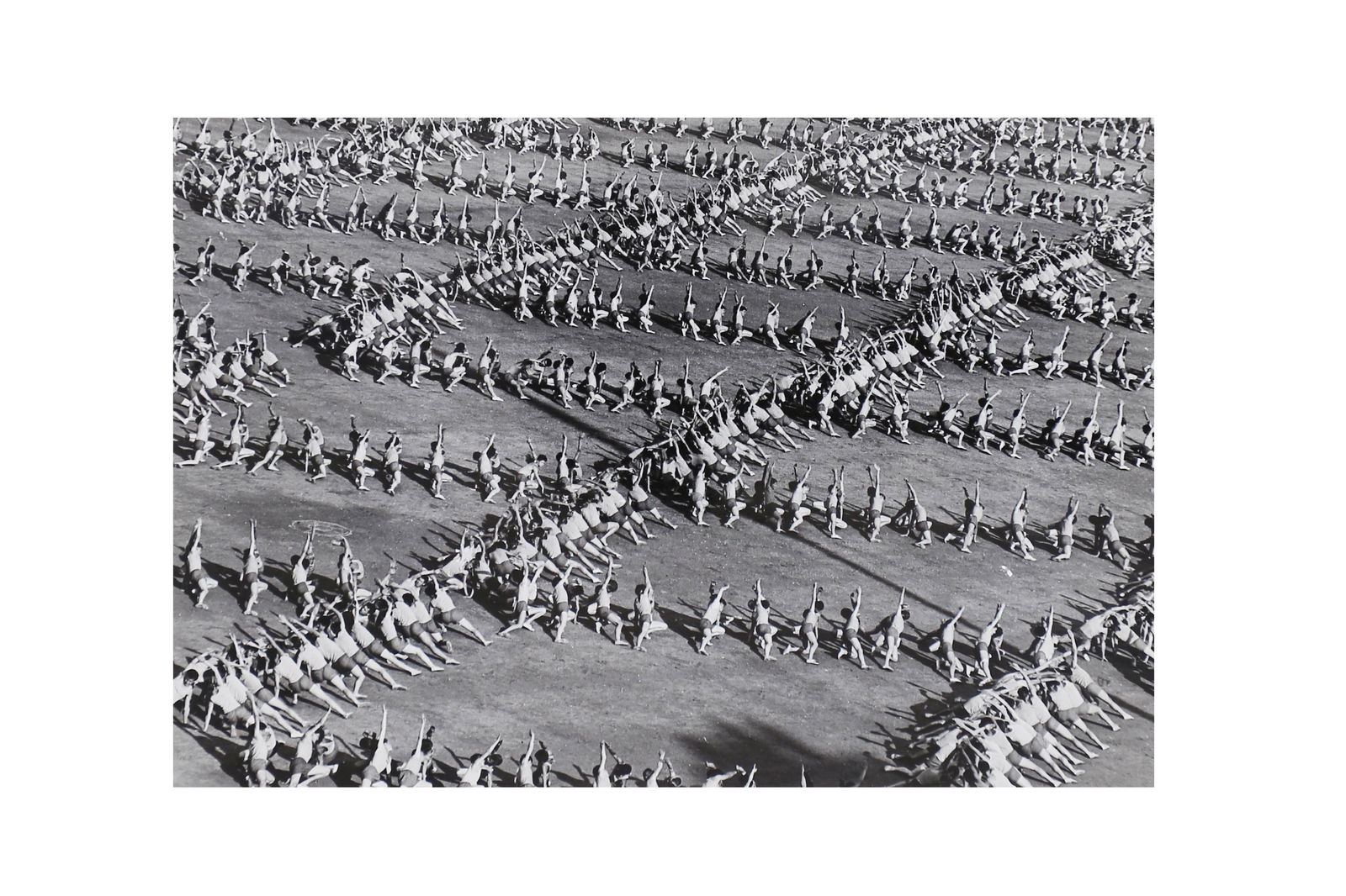 Emil Otto Hoppe Att. (1878-1972): Emil Otto Hoppe Att. (1878-1972) MARTIAL ARTS EXERCISES, c.1930s. Silver gelatin print, image size, 212 x 150mm, archivally mounted, with pencil annotations verso and remaining of copyright stamp vers