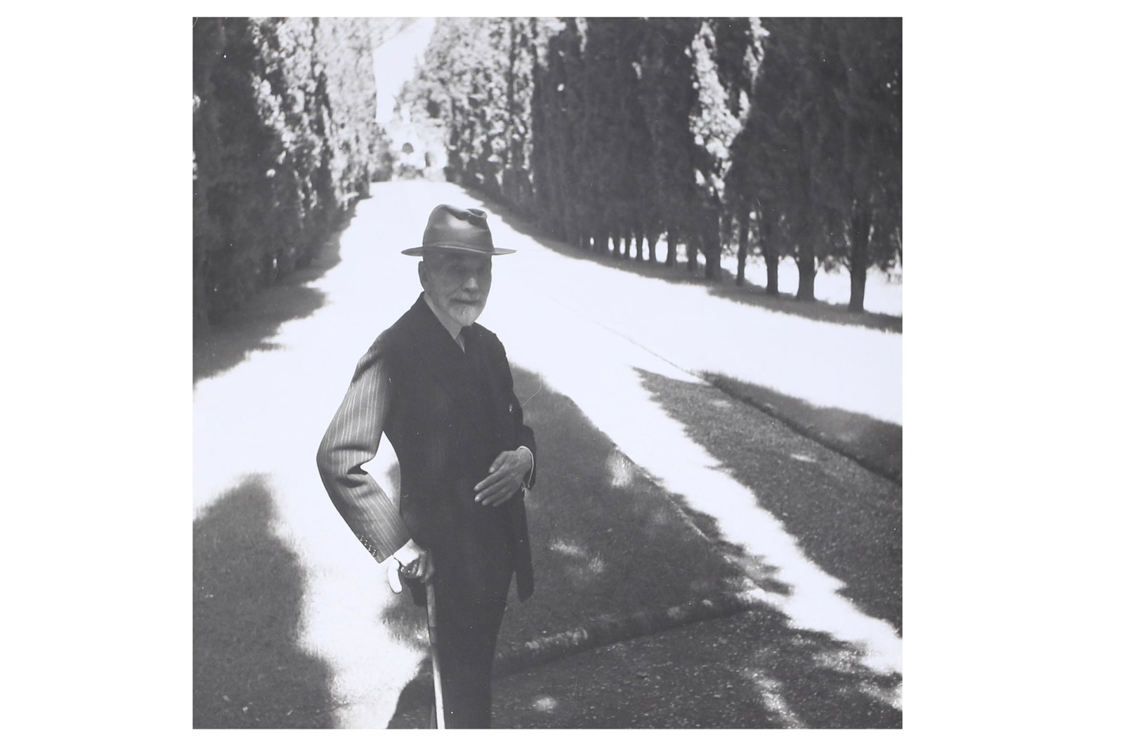 Â§ Cecil Beaton (1904-1980): Cecil Beaton (1904-1980) BERNARD BERENSON (1865-1959), 1955. Silver gelatin print, 150 x 120 mm, pencil annotations verso.
