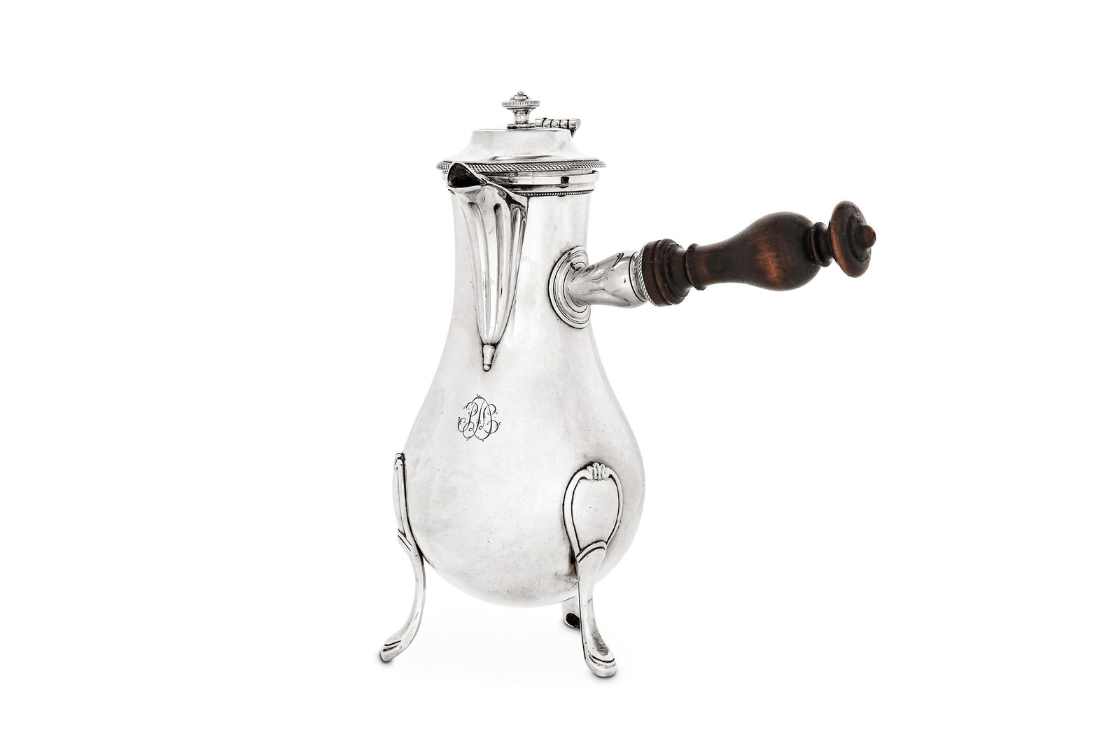 A Louis XVI French silver coffee pot (Verseuse), Paris (1 of 7)