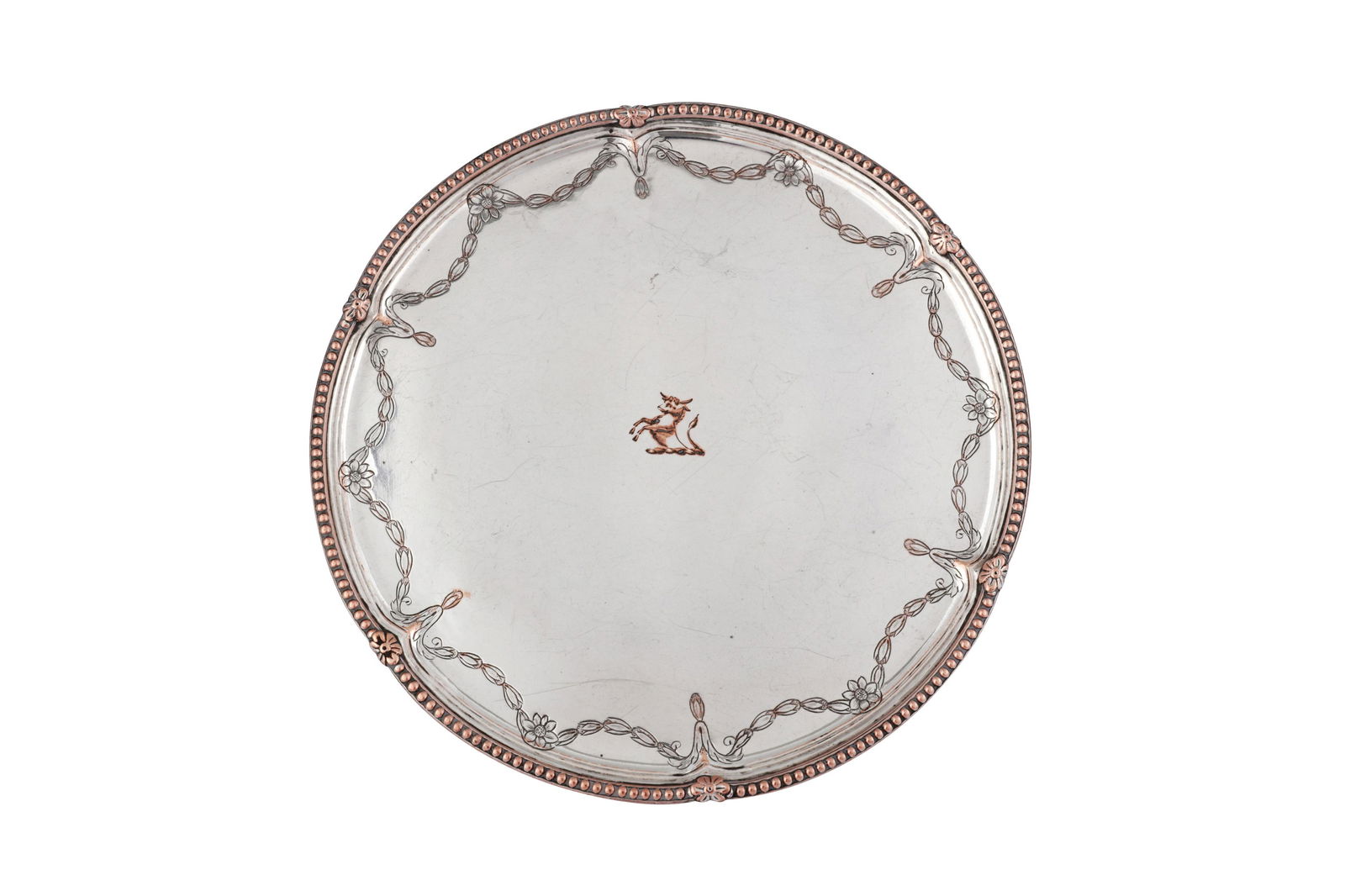 A George III Old Sheffield Silver Plate salver, circa (1 of 2)