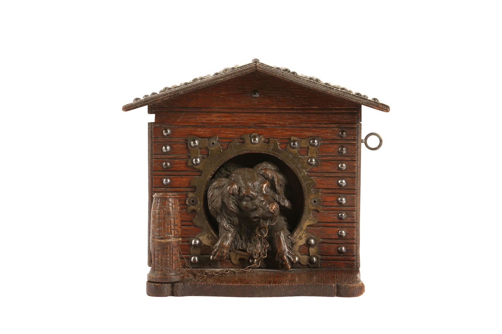 CHARLES-GUILLAUME DIEHL, PARIS: AN OAK AND BRONZE