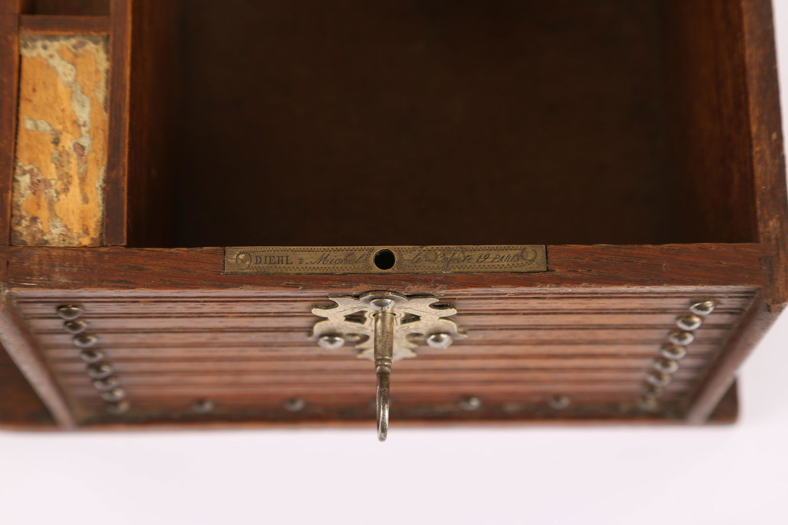 CHARLES-GUILLAUME DIEHL, PARIS: AN OAK AND BRONZE