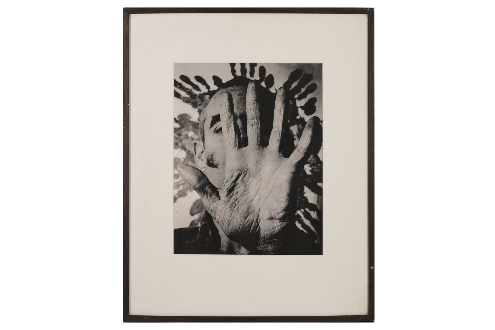 Alastair Thain b.1961: Alastair Thain b.1961 DEREK JARMAN (1942-1994), c.1980s. Silver gelatin print, image size, 480 x 380mm, mounted and framed under glass (mount size, 790 x 650mm), with photographer's copyright stamp ve