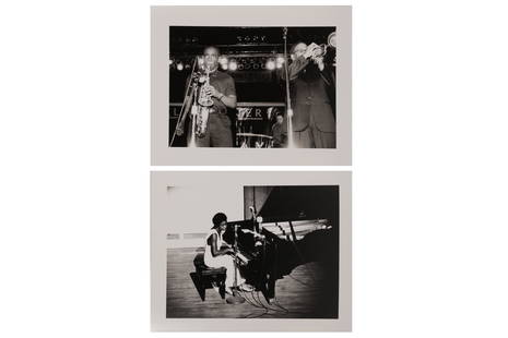 Herb Snitzer b.1932: Herb Snitzer b.1932 COLLECTION OF PORTRAITS OF JAZZ INFLUENCIAL MUSICIANS, c.1958-1960, printed later, subjects include Nina Simone (1933-2003) and Miles Davis (1926-1991). Silver gelatin prints (6),