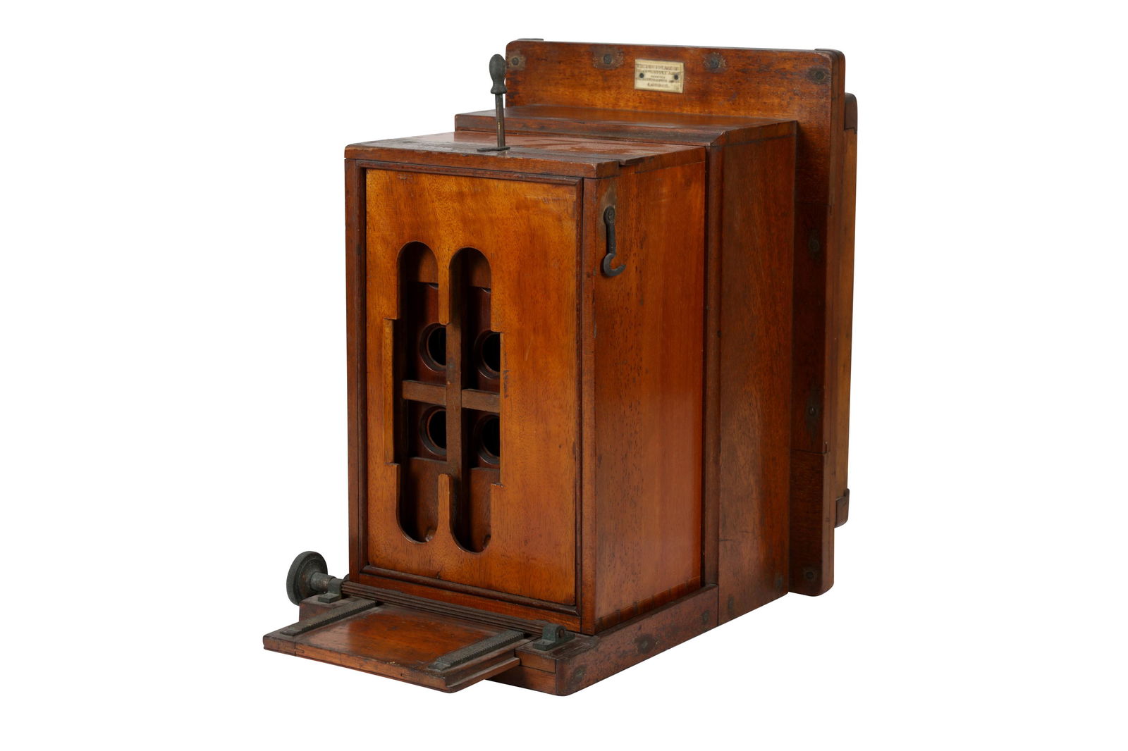 An Important Mahogany & Brass Carte Des Visite Studio (1 of 7)