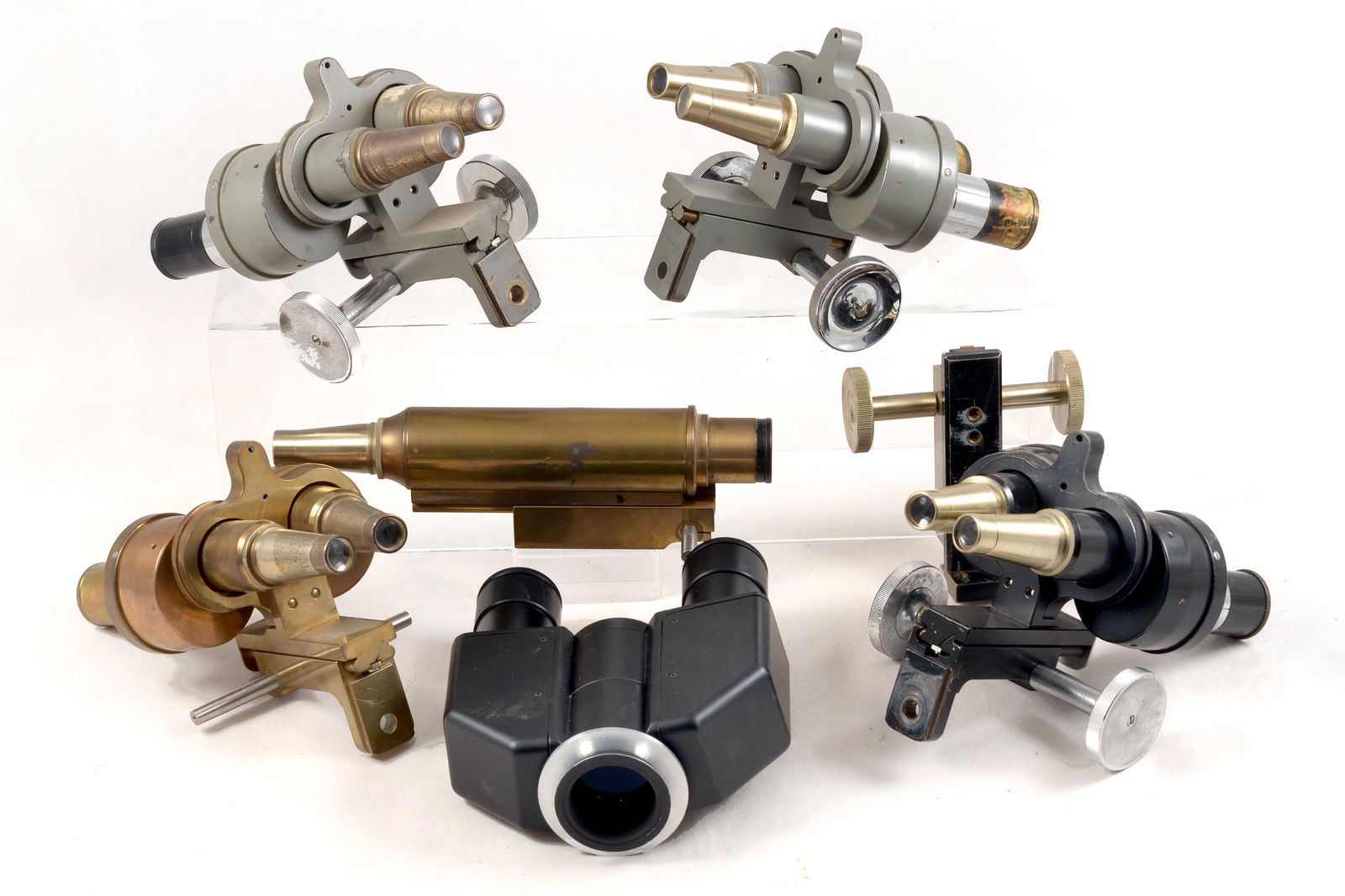 Group of Beck & Other Stereo Microscope Heads. (1 of 2)