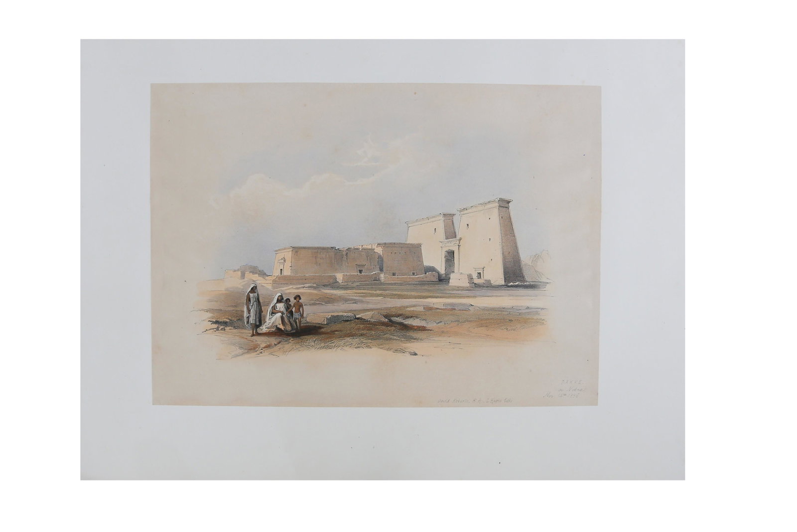 Roberts (David, after) Haghe (Louis, lith.) Five: Roberts (David, after) Haghe (Louis, lith.) Five lithographs from â€˜The Holy Land, Syria, Idumea, Arabia, Egypt, & Nubia, Cairo, to include: â€˜Hermont ancient Hermonthisâ€™, horizontal 