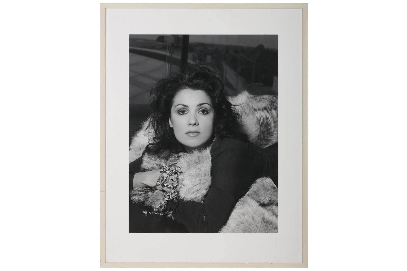 Michel Comte b.1954: Michel Comte b.1954 ANNE NETREBKO, THE OPERATIC SOPRANO, SALZBURG, AUSTRIA, 2005, silver gelatin print, image size, 700 X 530mm, signed, stamped and editioned /20 verso, archivally mounted and framed.