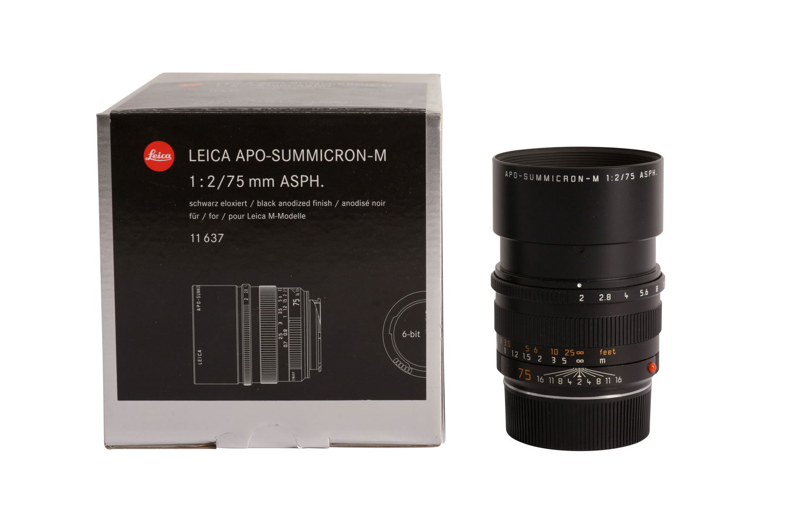 A Leitz 75mm f/2 APO-Summicron-M ASPH. Lens (1 of 4)